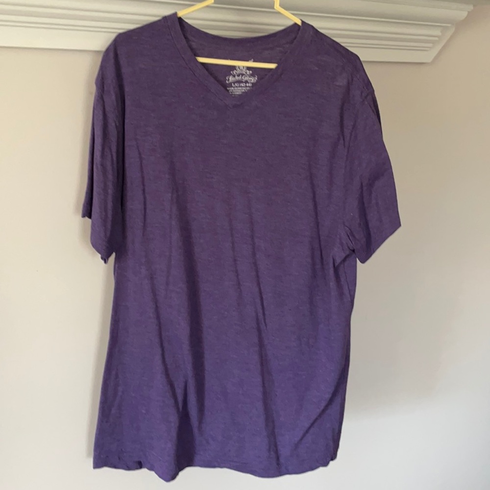 Purple V-Neck